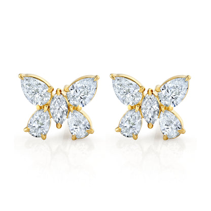 Montage Butterfly Stud Earrings