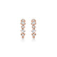 Montage Emerald and Princess Cut Diamond Hoops