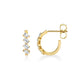 Montage Emerald Cut Diamond Hoops