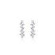 Montage Emerald Cut Diamond Hoops
