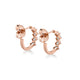 Montage Emerald Cut Diamond Hoops