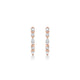 Montage Marquise and Round Cut Diamond Hoops