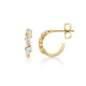 Montage Mixed Cut Diamond Hoops