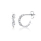 Montage Mixed Cut Diamond Hoops