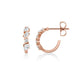 Montage Mixed Cut Diamond Hoops