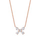 MICHAEL M Fashion Necklaces 14K Rose Gold Montage Butterfly Pendant