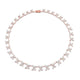 MICHAEL M Fashion Necklaces 18K Rose Gold Montage Butterfly Riviera Necklace