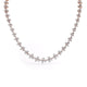MICHAEL M Fashion Necklaces 18K Rose Gold Montage Cluster Riviera Necklace CN403