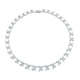 MICHAEL M Fashion Necklaces 18K White Gold Montage Butterfly Riviera Necklace