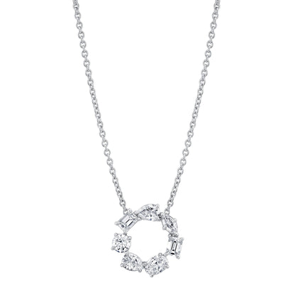 MICHAEL M Fashion Necklaces Montage Circle Necklace