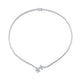 Montage Cluster Drop Tennis Necklace