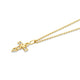 Montage Diamond Emerald Cross Pendant
