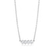 Montage Emerald Cut Diamond Bar Necklace