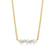 Montage Emerald & Princess Diamond Bar Necklace