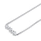 Montage Emerald & Princess Diamond Bar Necklace