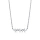 Montage Emerald & Princess Diamond Bar Necklace