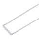 Montage Marquise and Round Cut Diamond Bar Necklace