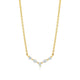 Montage Marquise and Round Cut Diamond Chevron Necklace
