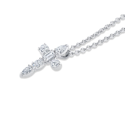 Montage Small Diamond Cross Pendant