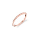MICHAEL M Fashion Rings 14K Rose Gold / 4 Tetra Band B320-RG4