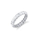 MICHAEL M Fashion Rings 14K White Gold / 4 3D Tetra Band