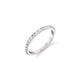 MICHAEL M Fashion Rings 14K White Gold / 4 Tetra Band B320-WG4