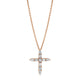 MICHAEL M Fashion Rings 18K Rose Gold Montage Cross Pendant
