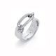 MICHAEL M Fashion Rings 18K White Gold / 4 Two Tone Luxe Link Pavé Ring F360PV