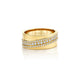 MICHAEL M Fashion Rings 18K Yellow Gold / 4 Europa Diagonal Ring F417