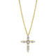 MICHAEL M Fashion Rings 18K Yellow Gold Montage Cross Pendant
