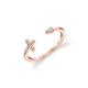 MICHAEL M Fashion Rings Cross and Teardrop Diamond Ring