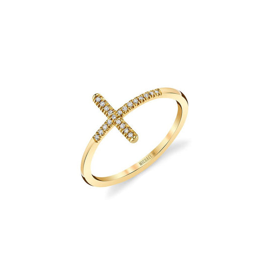 Diamond Cross Ring