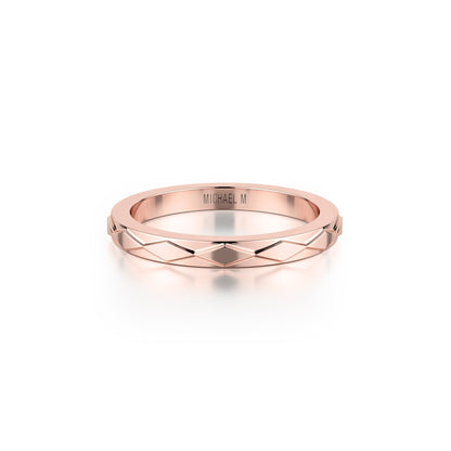 Embossed Precious Metal Band
