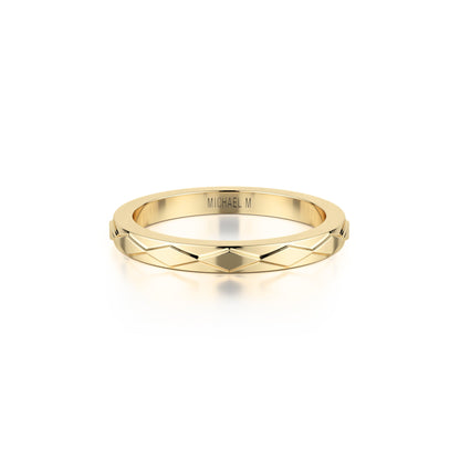 Embossed Precious Metal Band