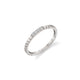 MICHAEL M Fashion Rings Etched  Four Diamond Band