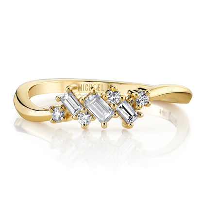 Montage Baguette Cluster Ring
