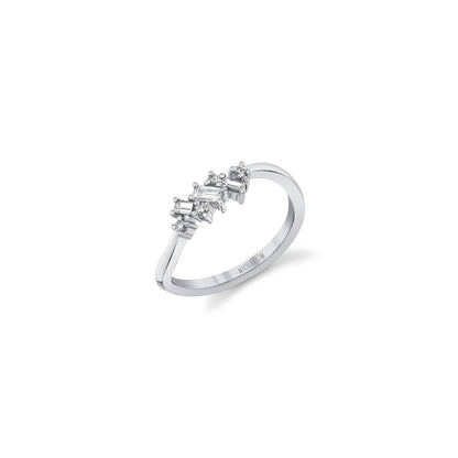 Montage Baguette Cluster Ring