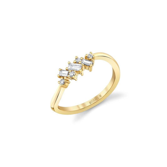 Montage Baguette Cluster Ring
