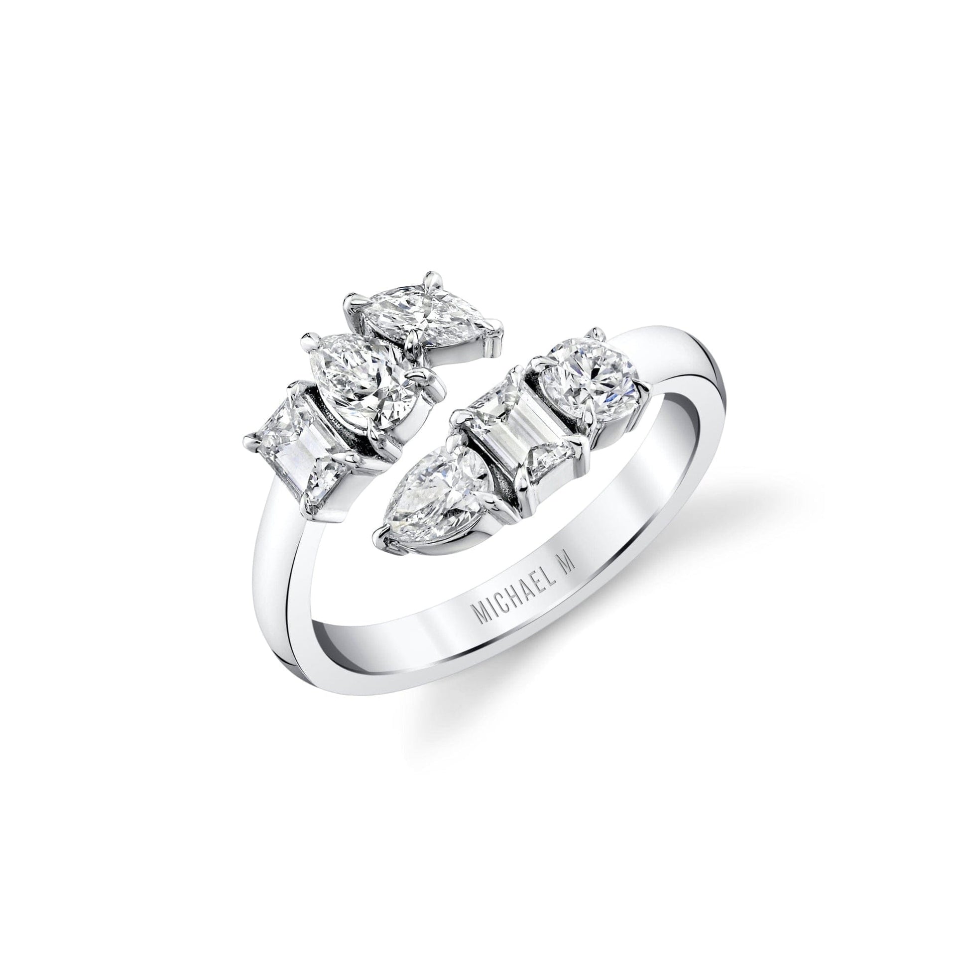 MICHAEL M Fashion Rings Montage Bypass Ring