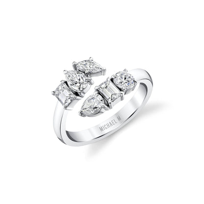MICHAEL M Fashion Rings Montage Bypass Ring