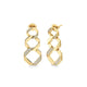 MICHAEL M Fashion Rings Octave Chain Link Drop Earrings