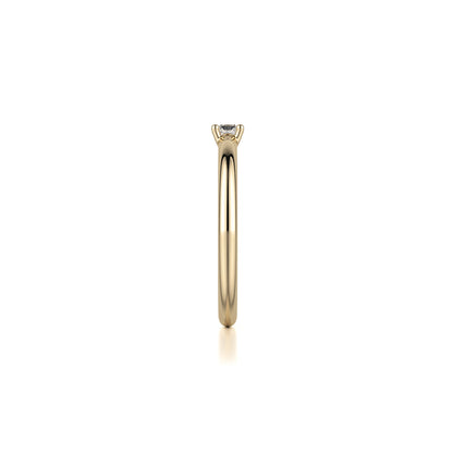 Petite Solitaire Diamond Ring