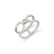 MICHAEL M Fashion Rings Silver / 4 Silver Alignment Ring S-F359