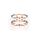 Solid Double Band Ring