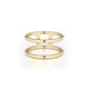 Solid Double Band Ring