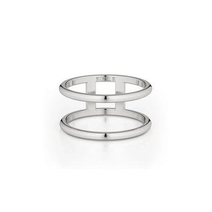 Solid Double Band Ring