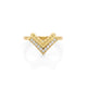 Tetra Chevon Ring