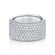 MICHAEL M High Jewelry 18K White Gold / 6.5 Europa 9 Row Band MR140