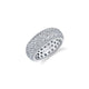 MICHAEL M High Jewelry 18K White Gold / 6.5 Europa Mosaic Pavé Band F143