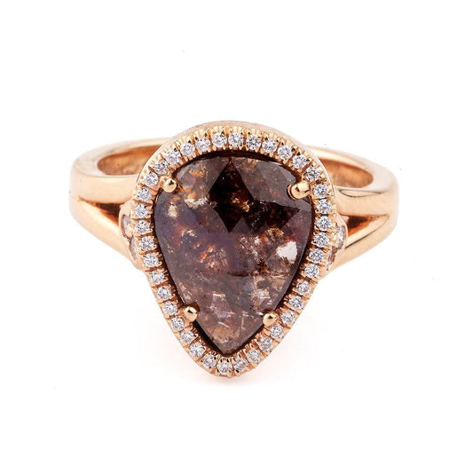 Dreaming in Color Rose Gold Pear Ring